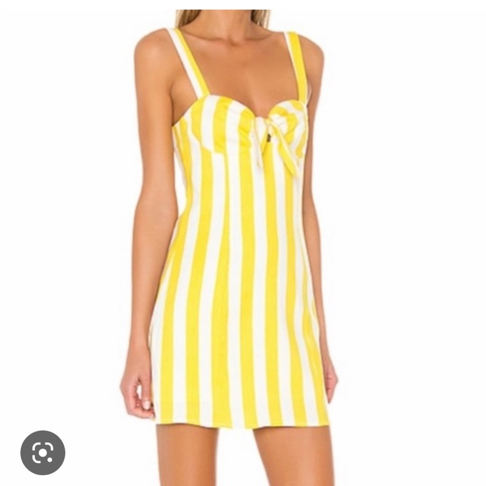 Lovers + Friends cabana stripe dress L NWOT